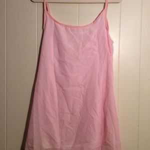 Pink dress loose and Foley from a boutique
